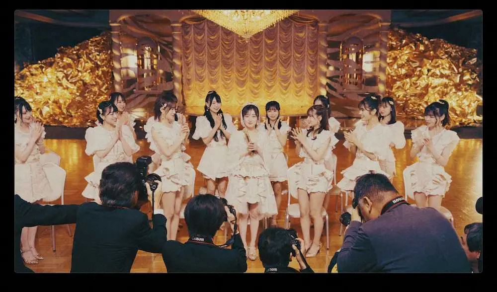 NMB48の27枚目シングル「好きだ虫」ミュージックビデオのワンシーン（C）laugh　out　loud　records　/よしもとミュージック