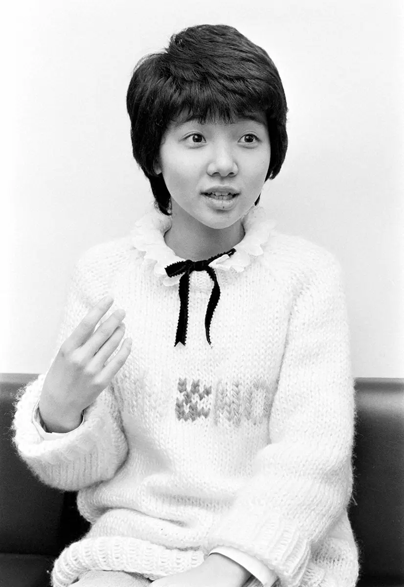 1982年、デビュー当時の松居直美