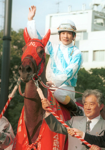安藤勝と９５年の４歳牝馬特別を制したライデンリーダー