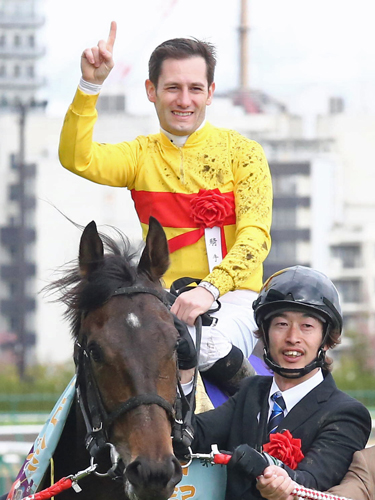 昨年の高松宮記念ではコパノリチャードに騎乗しＧ１・１０勝目をマークしたＭ・デムーロ