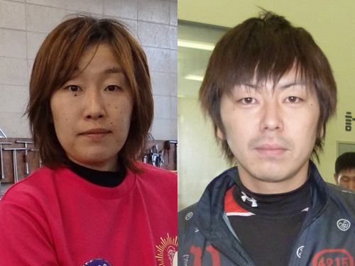 ２２日に結婚したことが分かったボートレーサーの三浦永理（左）と吉島祥之