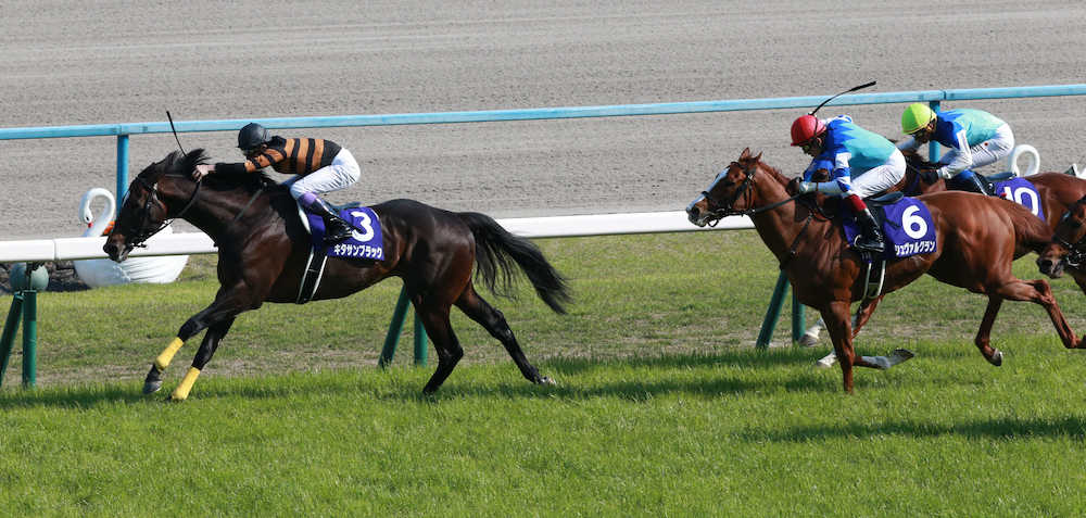 ＜京都競馬　１１Ｒ天皇賞・春＞２着のシュバルグランに１馬身以上の差をつけ圧勝したキタサンブラック