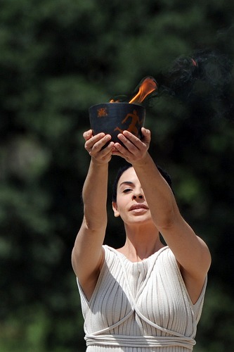 【聖火リレー】ギリシア・オリンポスで行われた採火の儀式(c)London 2012