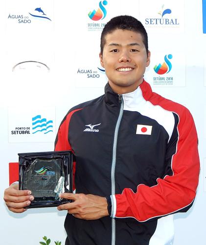 水泳オープンウオーターのリオ五輪代表入りを決めた平井康翔