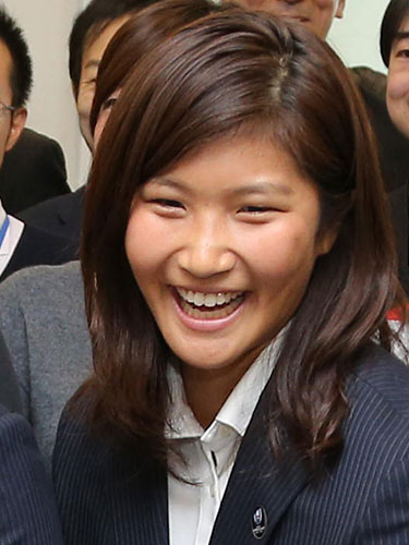 笑顔がチャーミングなサクラセブンズの冨田真紀子