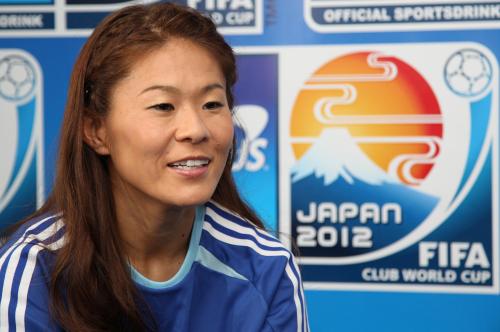 国際女子サッカークラブ選手権への意気込みを語るＩＮＡＣ神戸の沢