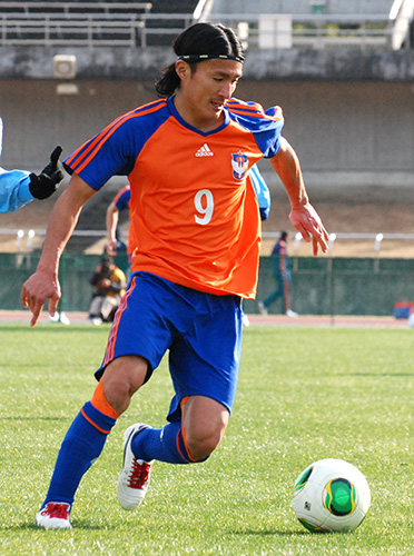 ２月９日、讃岐との練習試合で１アシストを挙げ、勝利に貢献した田中