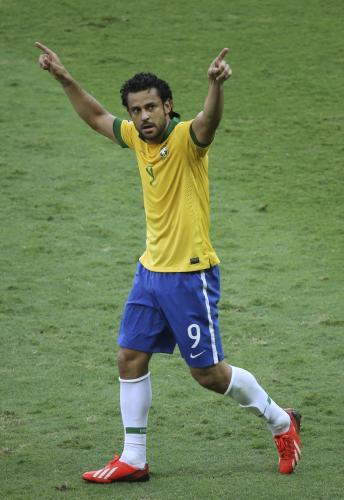 ウルグアイ戦で先制ゴールを決めたブラジル代表ＦＷフレッジ