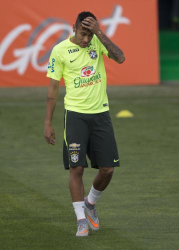 ４試合の出場停止処分が科されたブラジル代表主将ネイマール（ＡＰ）
