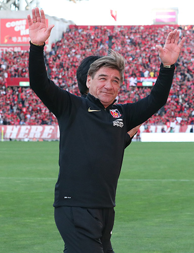 来季も浦和の指揮を執ることになったペトロヴィッチ監督