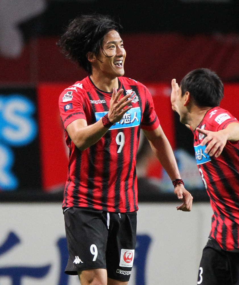 リーグ戦１０試合で５得点を決めている札幌のＦＷ都倉賢
