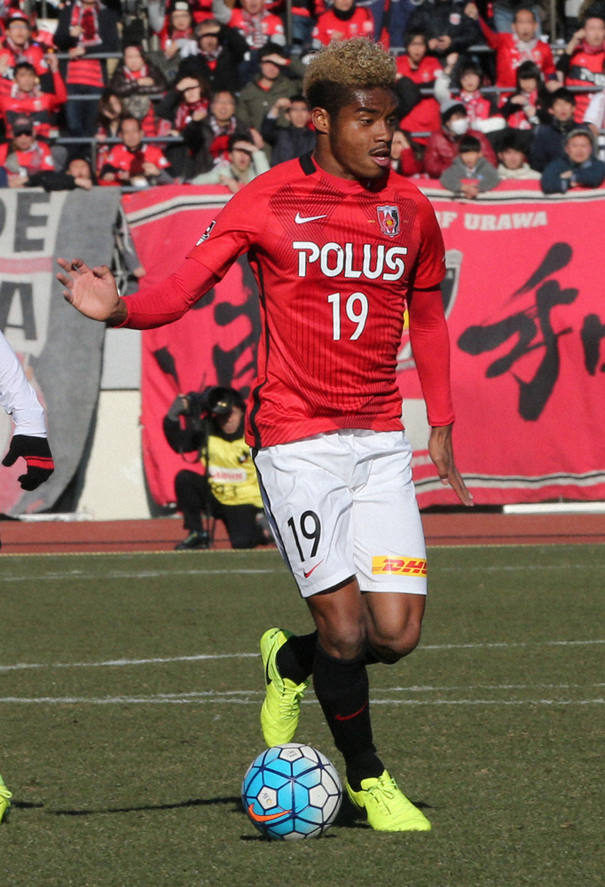 2017年に浦和へ完全移籍したFWオナイウ阿道。今季は期限付き移籍した大分で活躍