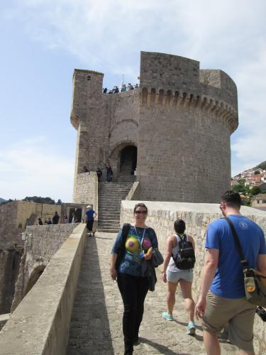 城壁で一番高いミンチェタ要塞。眺望は抜群だ