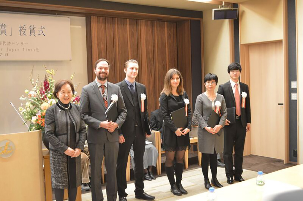 水田所長と５人の奨励賞受賞者