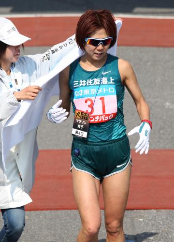 ＜東京マラソン２０１１＞女子マラソン　４位の渋井陽子