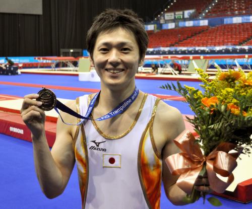 銅メダルを獲得し、ロンドン五輪代表に決まった伊藤正樹