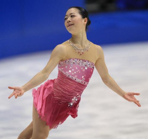 フィギュアスケート全日本選手権、女子フリーでの鈴木明子の演技