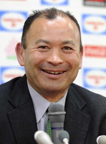 ラグビーの日本代表ヘッドコーチに就任するエディー・ジョーンズさん