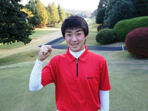 １７番でホールインワンを記録し優勝した山田大晟
