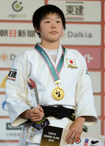 女子57キロ級で初優勝した山本杏