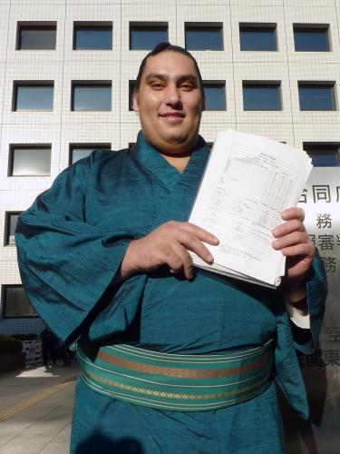 日本国籍取得手続きを開始した大相撲のブラジル出身力士の幕内魁聖