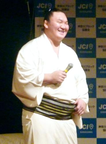 ２０２０年東京五輪の開会式で、土俵入りを披露する希望を表明した白鵬