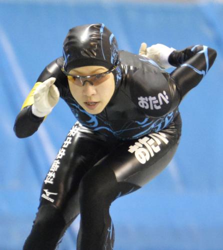 五輪選考会女子３０００メートル　１位の藤村祥子
