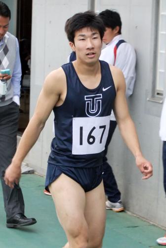 東洋大入学後初のレースで快走した桐生祥秀