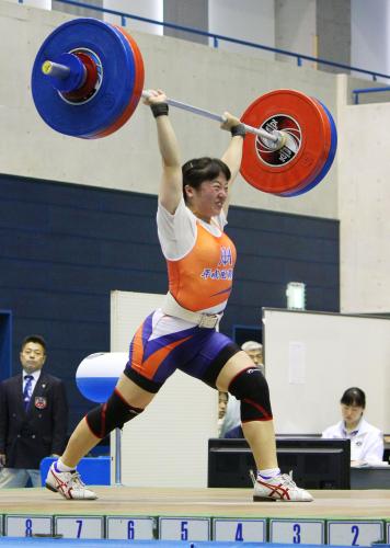 女子58キロ級　優勝した安藤美希子
