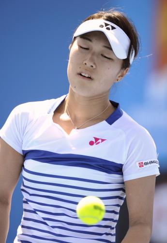 予選の女子シングルス３回戦で敗れた桑田寛子