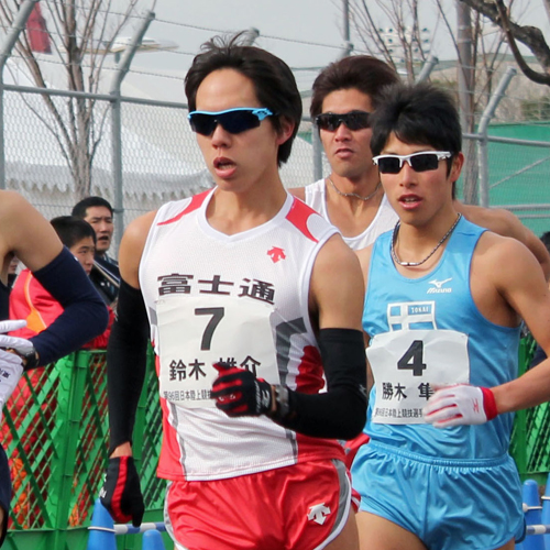 日本選手権２０キロ競歩で世界新で優勝した鈴木