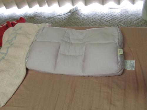 遠藤が睡眠時に使う特注の枕