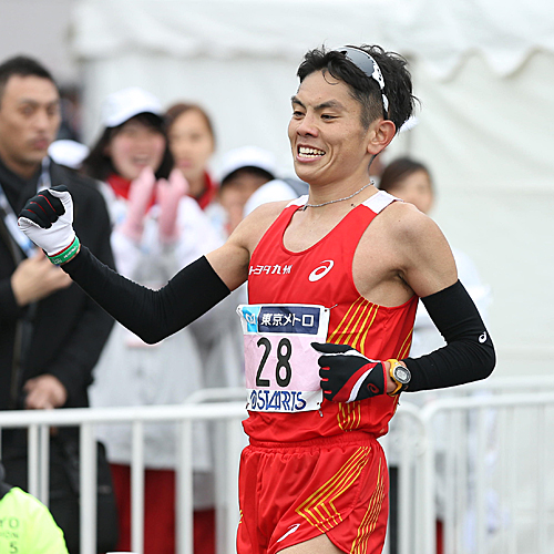 初優勝を狙うトヨタ自動車九州の今井