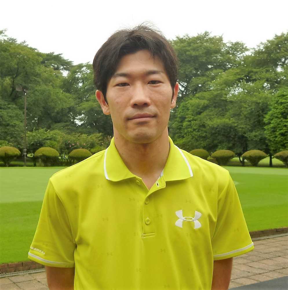 社会人ゴルフ選手権関東予選埼玉第２会場／トップ通過を決めた福田亮太