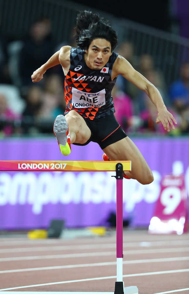 ＜世界陸上ロンドン大会４日目＞男子４００メートルハードル準決勝、決勝進出ならなかった安部