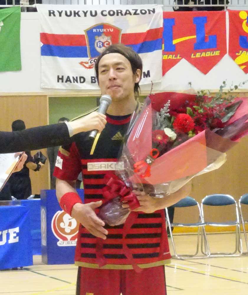 ハンドボール日本リーグでフィールドゴール歴代最多記録を達成した宮崎大輔