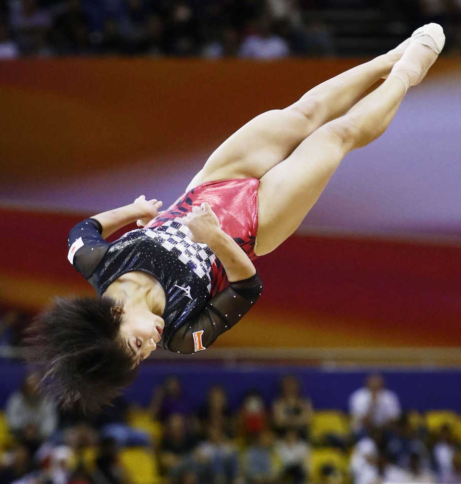 世界体操選手権最終日　女子種目別決勝　村上の床運動