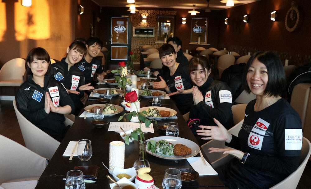 全農からの食事サポートに喜ぶカーリング女子日本代表