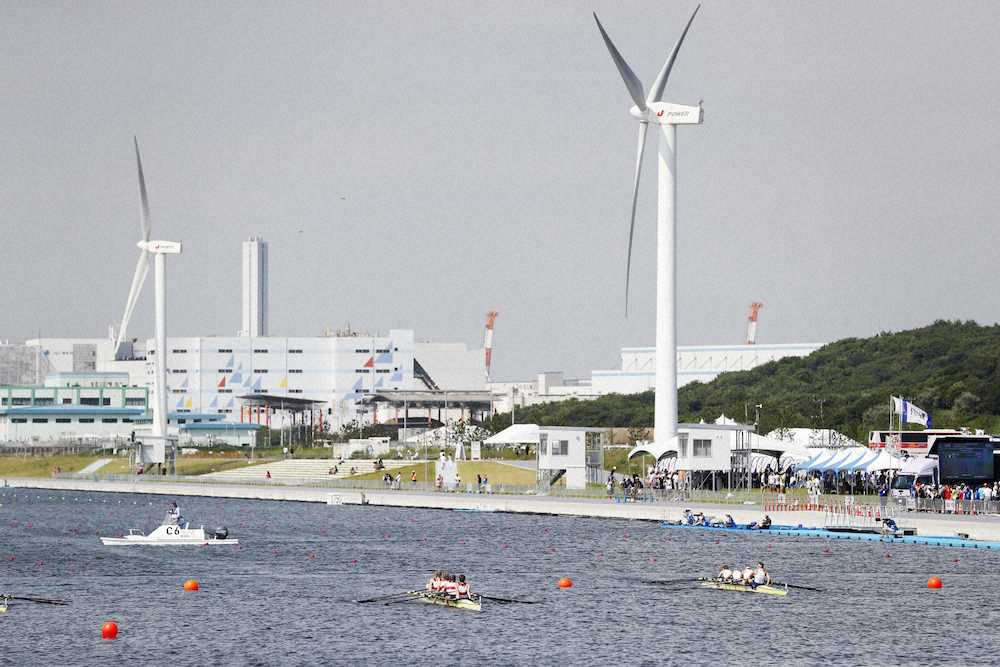 東京五輪のテスト大会を兼ねて行われたボートの世界ジュニア選手権