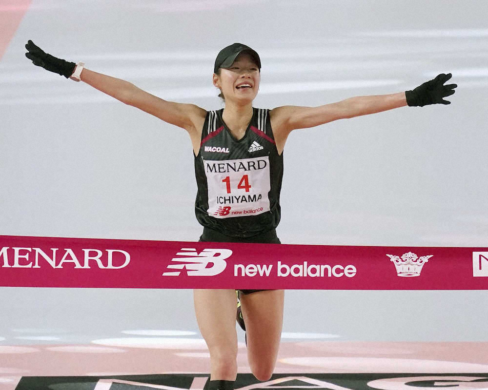 名古屋ウィメンズマラソンで2時間20分29秒をマークし、優勝した一山麻緒。東京五輪の最後の3人目の代表に決まった