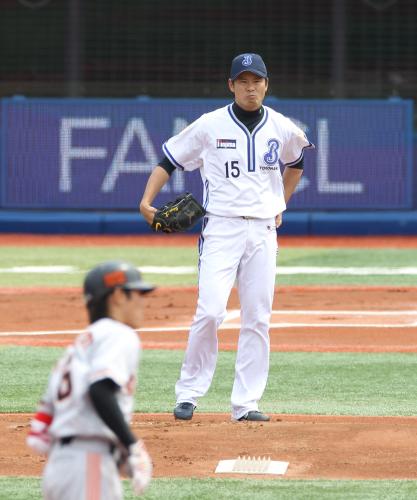 ＜横・巨＞初回、坂本にソロ本塁打を浴びる横浜・山本