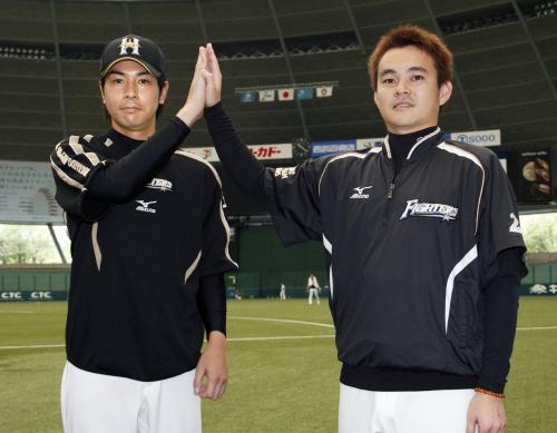 オールスター戦に監督推薦で出場する日本ハムの武田勝（左）と武田久