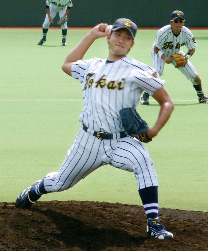 首都大学野球リーグで通算33勝目を挙げた東海大の菅野智之