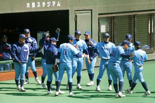 対外試合禁止処分が明け、公式戦に出場した大阪ガスの選手たち