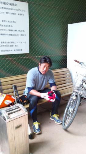 侍ジャパンから帰国翌日だが、練習のため神宮室内練習場を訪れた相川
