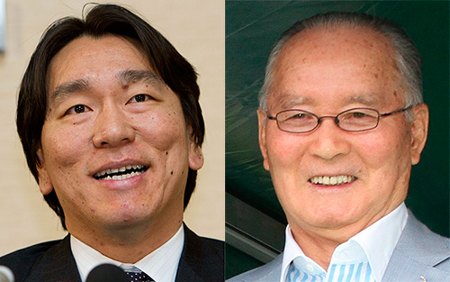 ５月５日に国民栄誉賞が授与される松井秀喜氏と長嶋茂雄氏