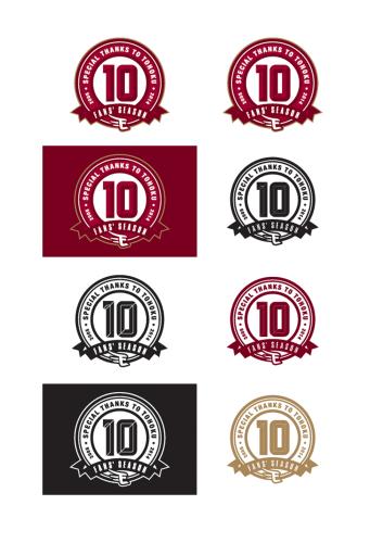 楽天の球団創設１０周年記念ロゴ