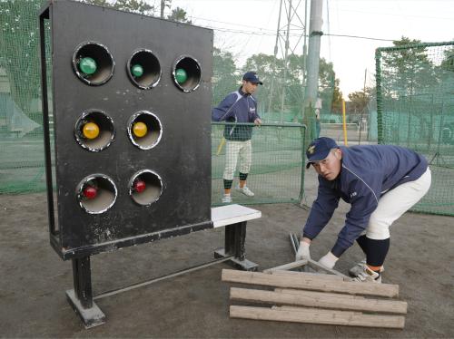 21世紀枠で選抜高校野球の初出場が決まった豊橋工の手作りの掲示板