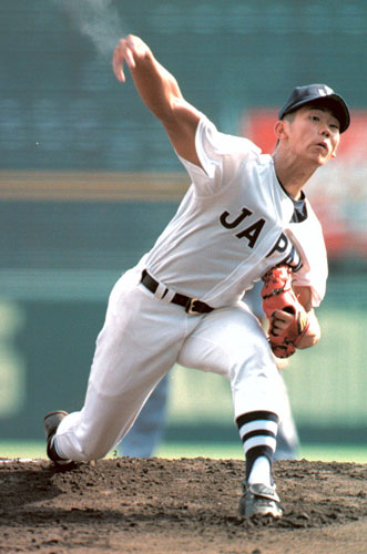 １９９８年のＡＡＡアジア野球選手権決勝、台湾戦で１失点完投した松坂