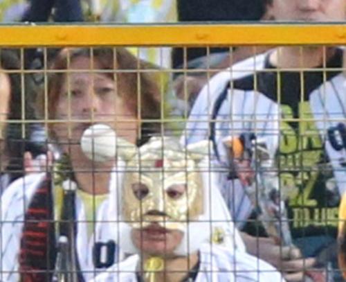 １２日の阪神―広島２０回戦、広島・田中の打球は外野フェンスを越えたかに見えるが、ビデオ判定の末、三塁打に